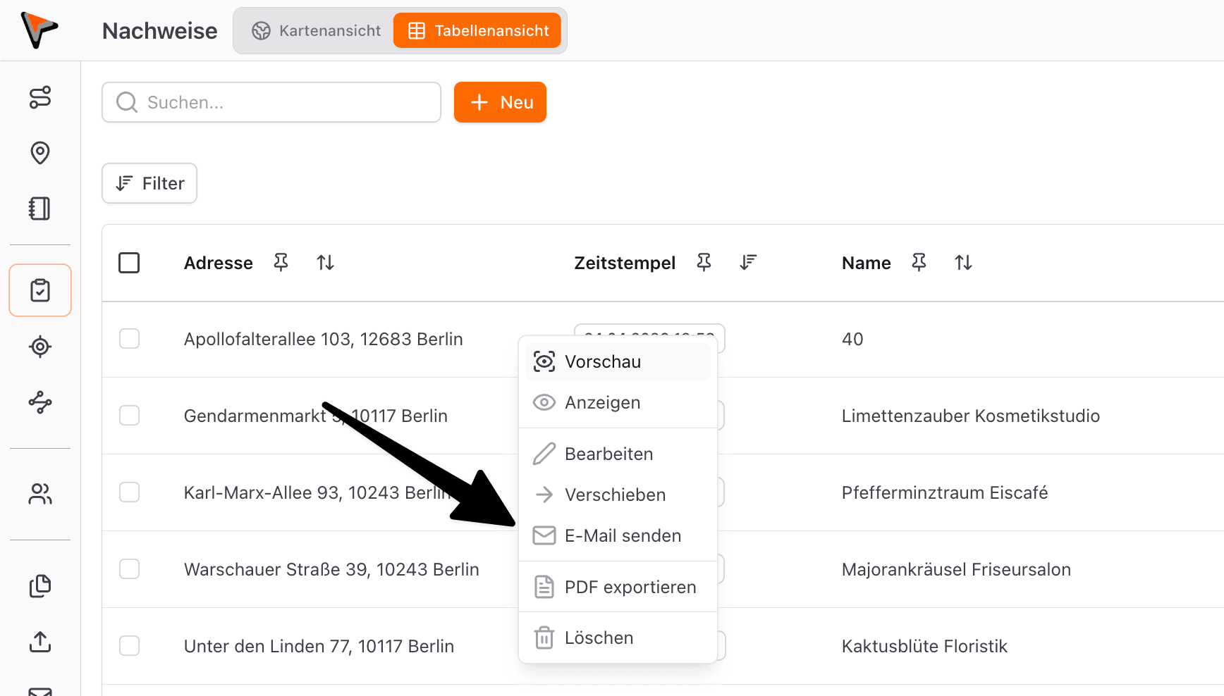 Send emails straight from xRouten