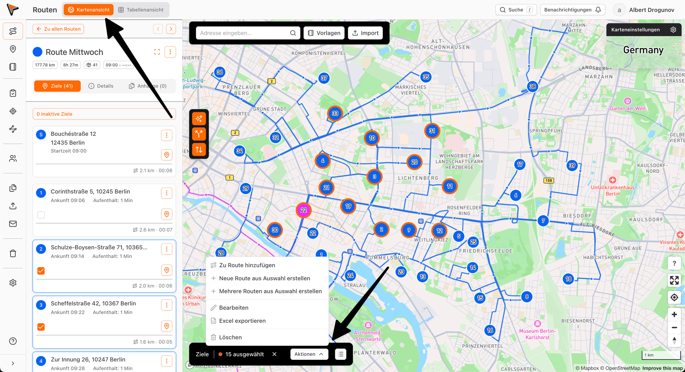 Improved map views